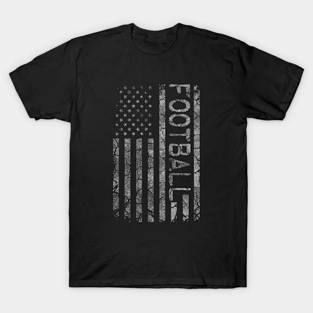 Usa American Flag Football Player Coach For Men Women Team T-Shirt by issambak